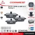 تابه 6تکه مربع لایف اسمایل مدل SPHM-S-SHR-6-3