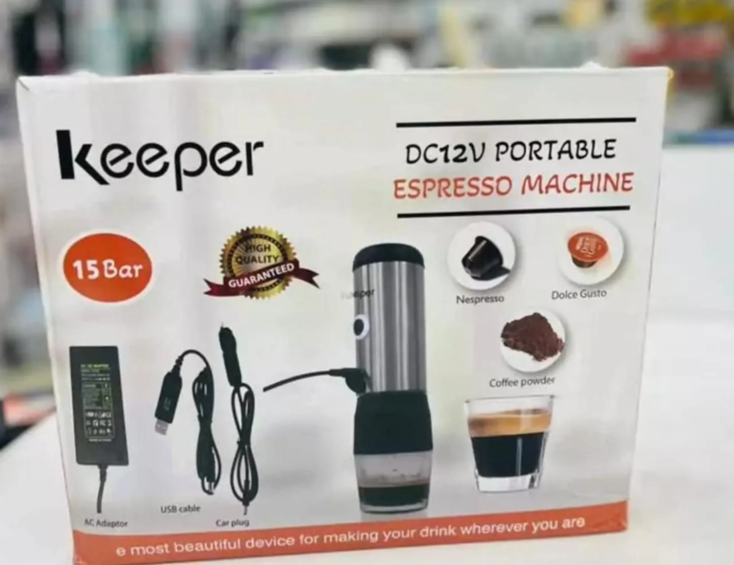 اسپرسوساز مسافرتی کیپر Keeper مدل Hs-8469